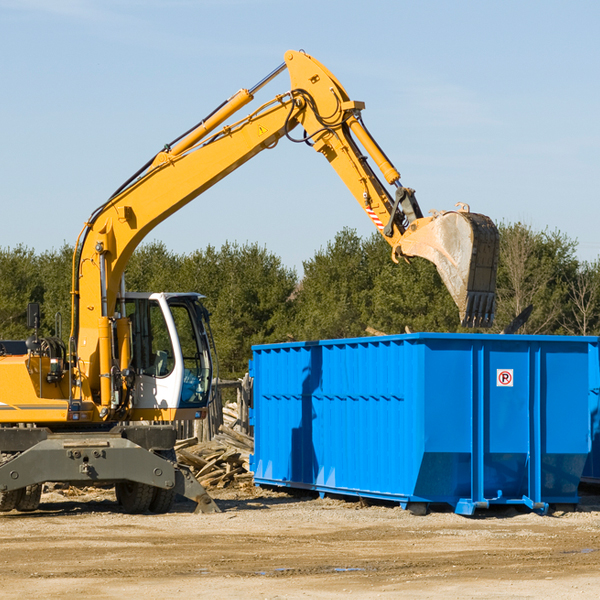 what size residential dumpster rentals are available in Big Flats NY